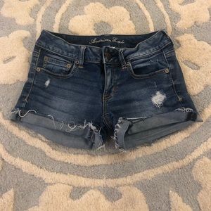 Women’s American Eagle denim distressed shorts